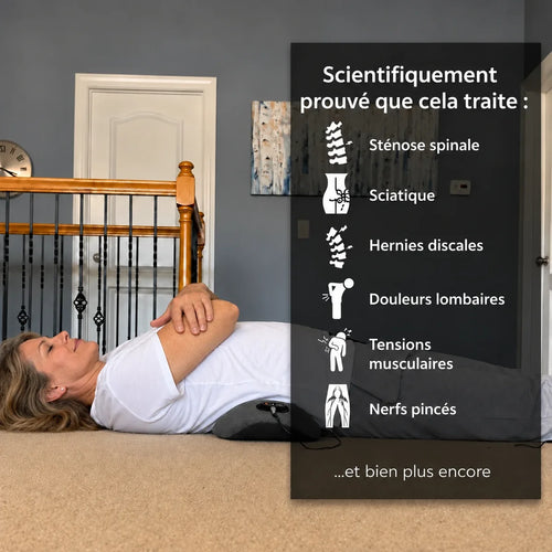 Scientifiquement prouvé : sténose spinale, sciatique, hernies discales, douleurs lombaires
