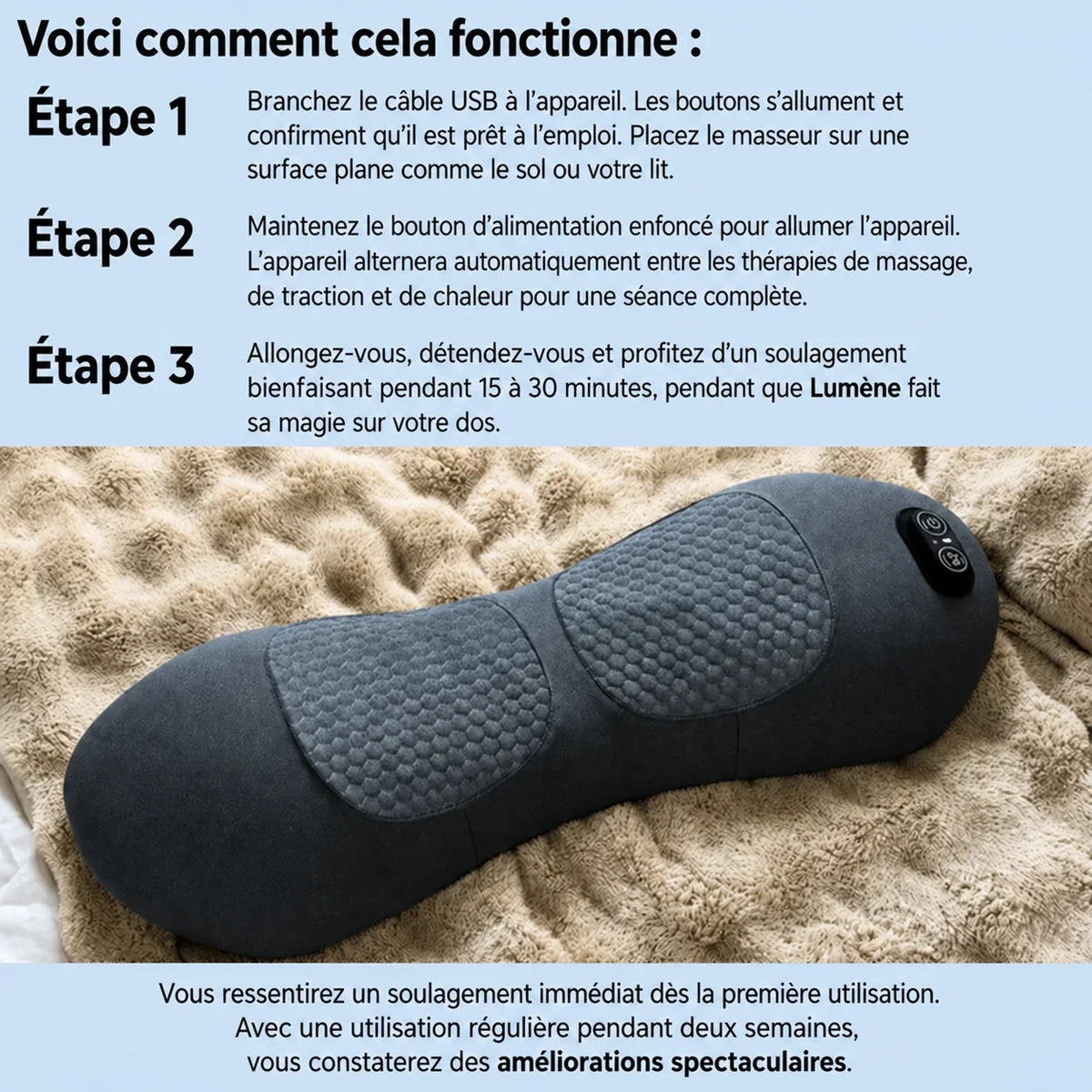 Comment ça fonctionne en trois étapes